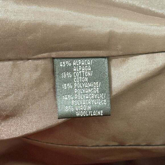 Lafayette 148 Women's 0 Ruffled Collar Jacket Brown Boucle Tweed Academia Preppy - Picture 6 of 8